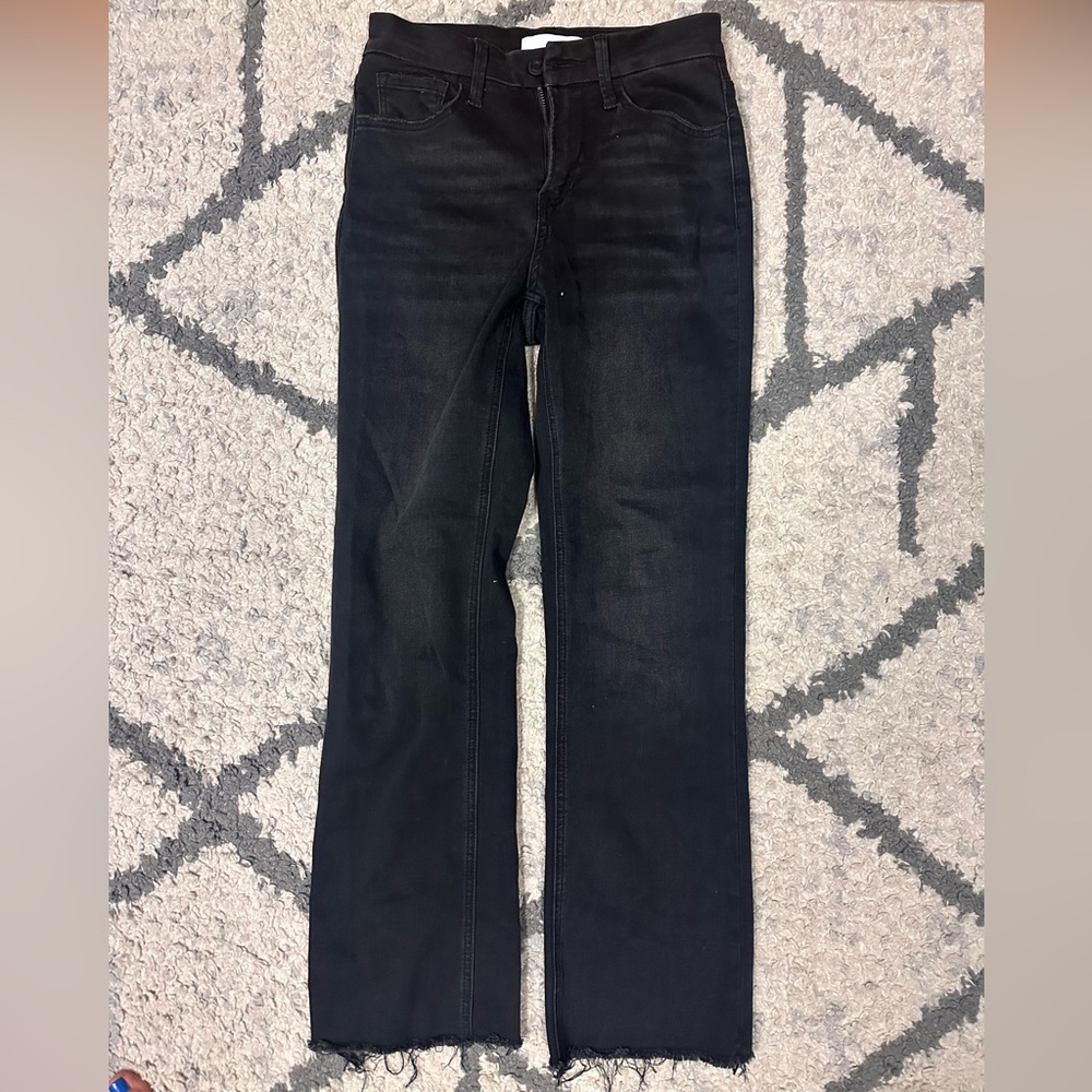 Elegant Black Flare Women's Jeans